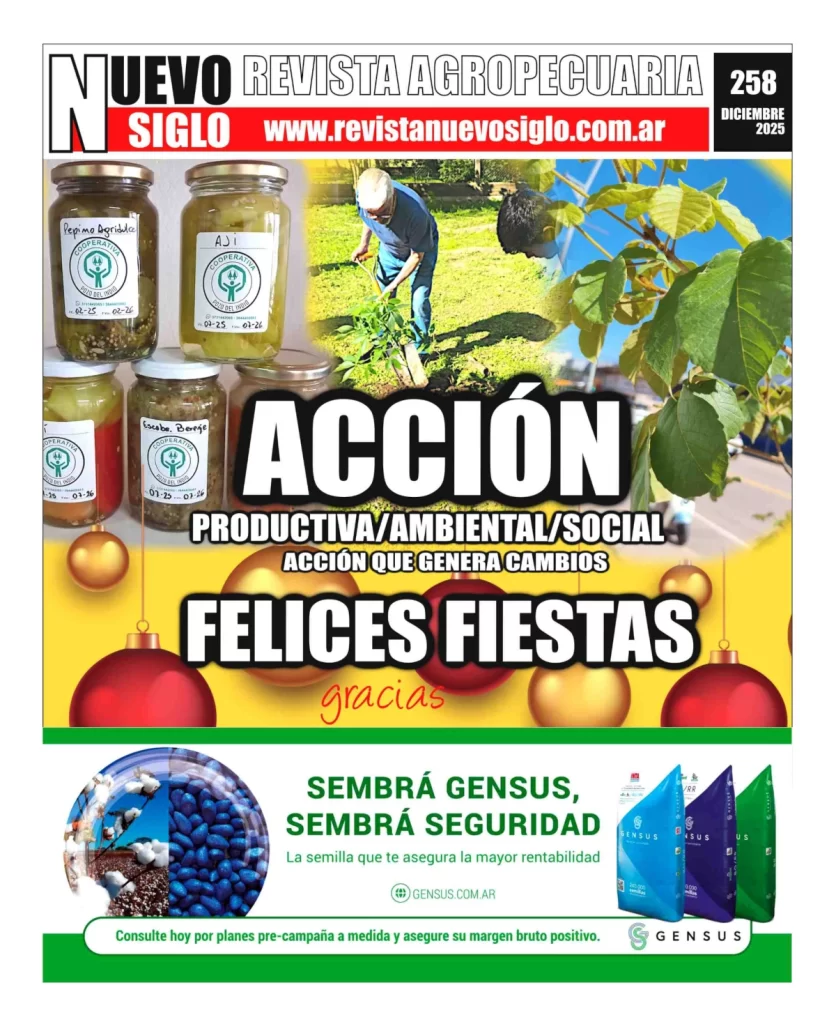 Tapa de la Revista Agropecuaria Nuevo Siglo 258 - Diciembre 2025